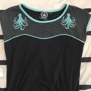 Rockabilly retro top by too fast